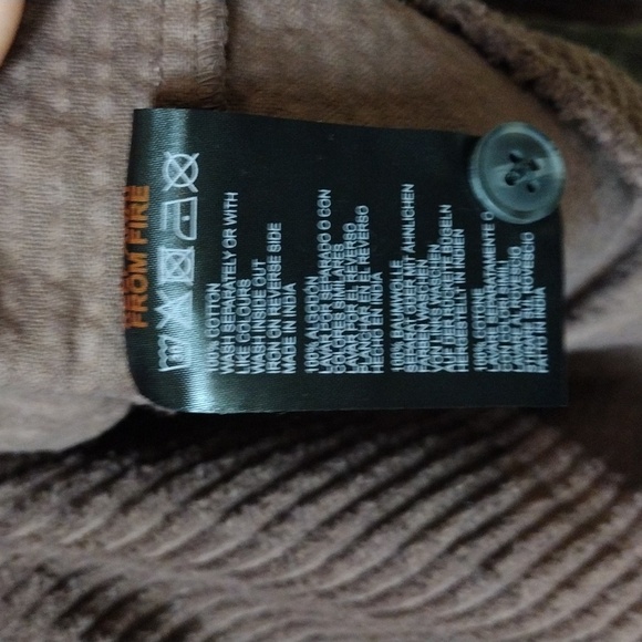 NWT🔥$89 Urban Outfitters BDG Mens Button Down Corduroy Shacket XL-TG - Picture 6 of 7